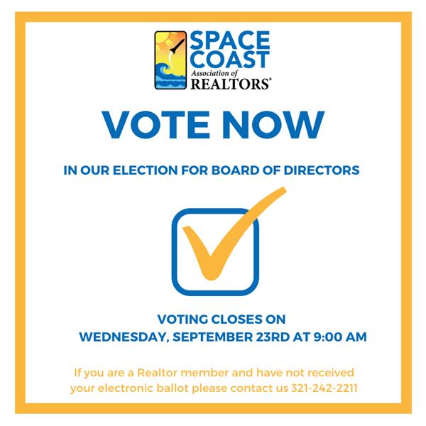 Voting Ends September 23rd at 9:00am